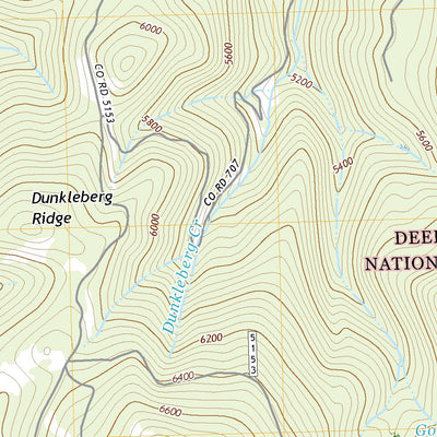 United States Geological Survey Dunkleberg Creek, MT (2020, 24000-Scale) digital map