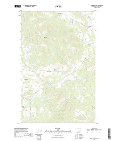 United States Geological Survey Dunn Mountain, WA (2020, 24000-Scale) digital map