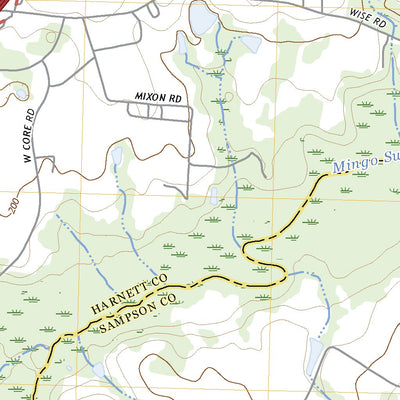 United States Geological Survey Dunn, NC (2022, 24000-Scale) digital map