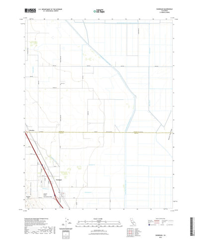 United States Geological Survey Dunnigan, CA (2022, 24000-Scale) digital map