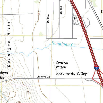United States Geological Survey Dunnigan, CA (2022, 24000-Scale) digital map