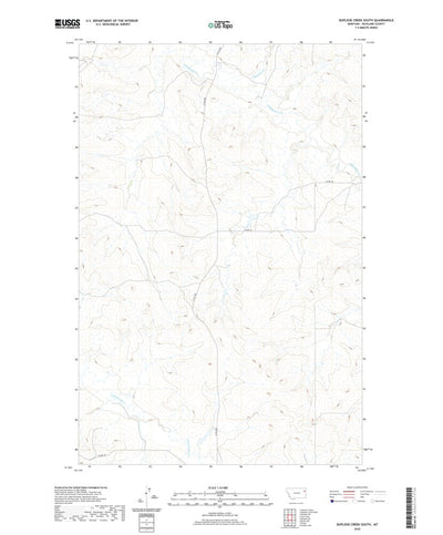United States Geological Survey Duplisse Creek South, MT (2020, 24000-Scale) digital map
