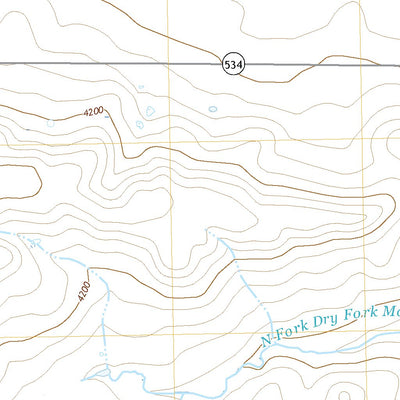 United States Geological Survey Dupuyer East, MT (2020, 24000-Scale) digital map