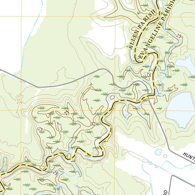 United States Geological Survey Duralde, LA (2020, 24000-Scale) digital map