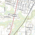 United States Geological Survey Durant South, OK (2022, 24000-Scale) digital map