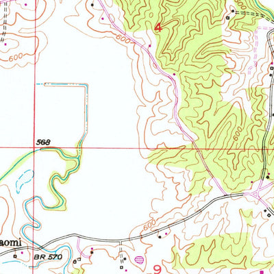 United States Geological Survey Durham, MO (1949, 24000-Scale) digital map