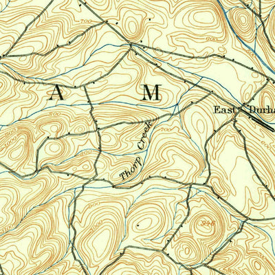 United States Geological Survey Durham, NY (1894, 62500-Scale) digital map