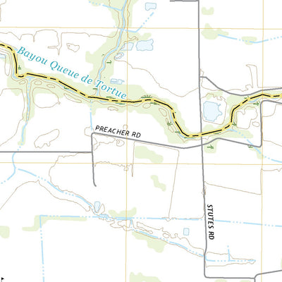 United States Geological Survey Duson, LA (2020, 24000-Scale) digital map