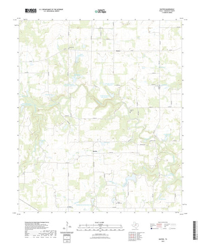 United States Geological Survey Duster, TX (2022, 24000-Scale) digital map
