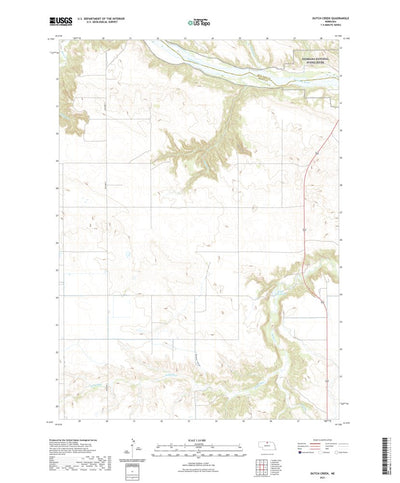 United States Geological Survey Dutch Creek, NE (2021, 24000-Scale) digital map