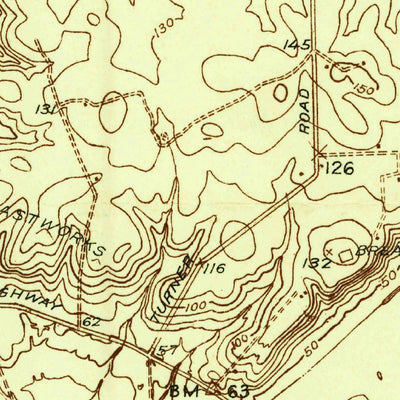 United States Geological Survey Dutch Gap, VA (1938, 24000-Scale) digital map