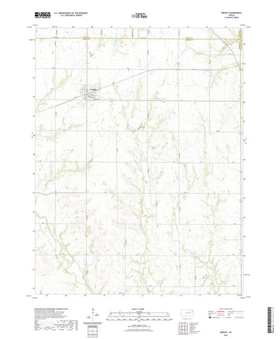 United States Geological Survey Dwight, KS (2022, 24000-Scale) digital map