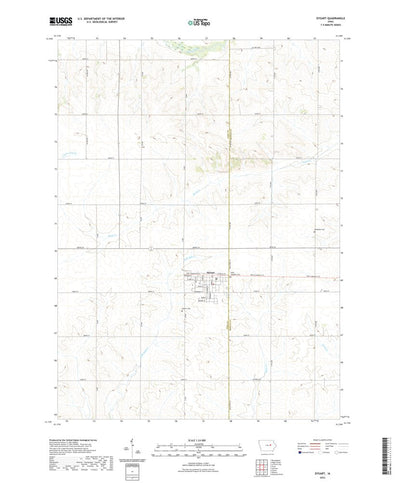 United States Geological Survey Dysart, IA (2022, 24000-Scale) digital map