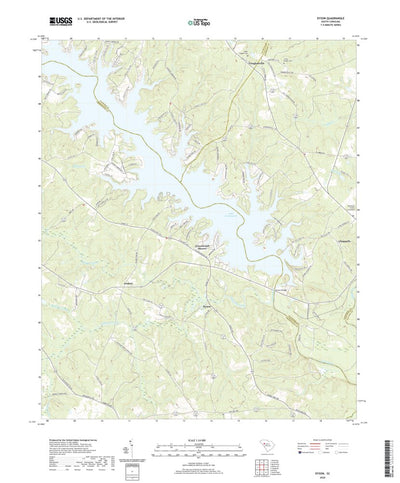 United States Geological Survey Dyson, SC (2020, 24000-Scale) digital map