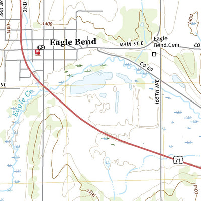 United States Geological Survey Eagle Bend, MN (2022, 24000-Scale) digital map