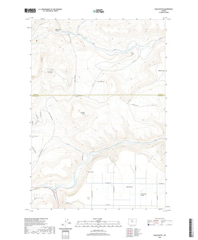 United States Geological Survey Eagle Butte, OR (2020, 24000-Scale) digital map