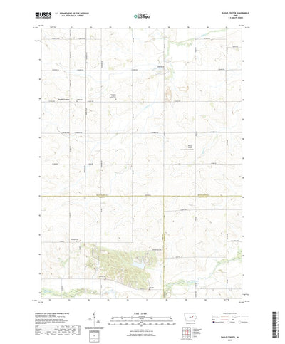 United States Geological Survey Eagle Center, IA (2022, 24000-Scale) digital map