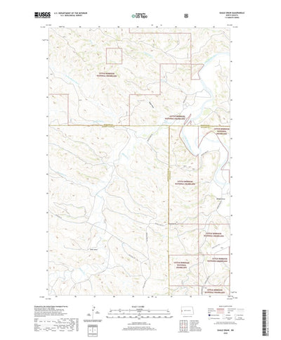 United States Geological Survey Eagle Draw, ND (2020, 24000-Scale) digital map