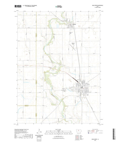 United States Geological Survey Eagle Grove, IA (2022, 24000-Scale) digital map