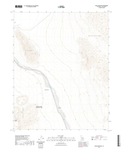 United States Geological Survey Eagle Mountain, CA (2021, 24000-Scale) digital map