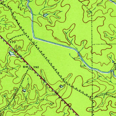 United States Geological Survey Eagle Pass, TX (1940, 62500-Scale) digital map