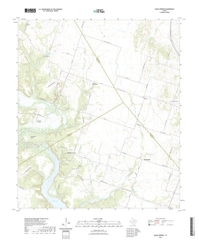 United States Geological Survey Eagle Springs, TX (2022, 24000-Scale) digital map