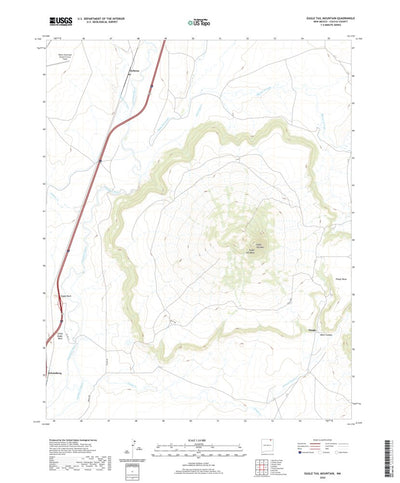 United States Geological Survey Eagle Tail Mountain, NM (2020, 24000-Scale) digital map