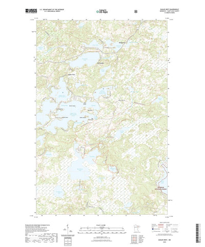 United States Geological Survey Eagles Nest, MN (2022, 24000-Scale) digital map