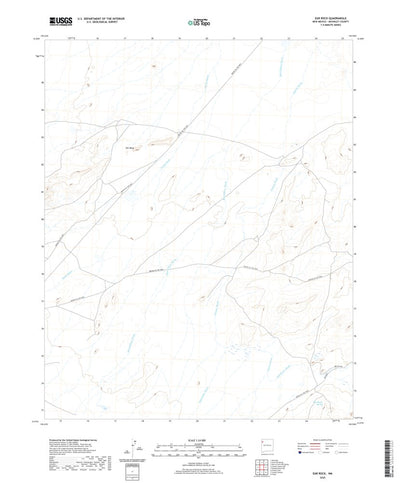 United States Geological Survey Ear Rock, NM (2020, 24000-Scale) digital map