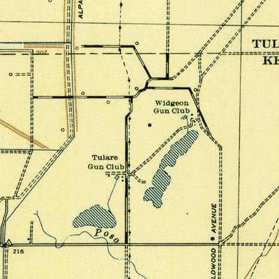 United States Geological Survey Earlimart, CA (1942, 62500-Scale) digital map