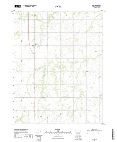United States Geological Survey Earlton, KS (2022, 24000-Scale) digital map
