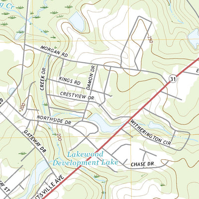 United States Geological Survey East Dublin, GA (2020, 24000-Scale) digital map