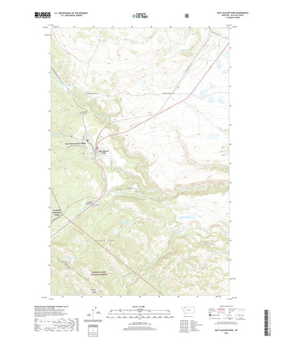 United States Geological Survey East Glacier Park, MT (2020, 24000-Scale) digital map