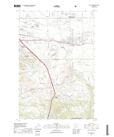 United States Geological Survey East Helena, MT (2020, 24000-Scale) digital map