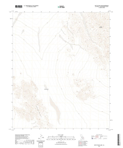 United States Geological Survey East of Dale Lake, CA (2021, 24000-Scale) digital map