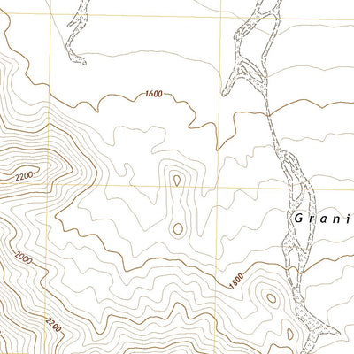 United States Geological Survey East of Granite Pass, CA (2021, 24000-Scale) digital map