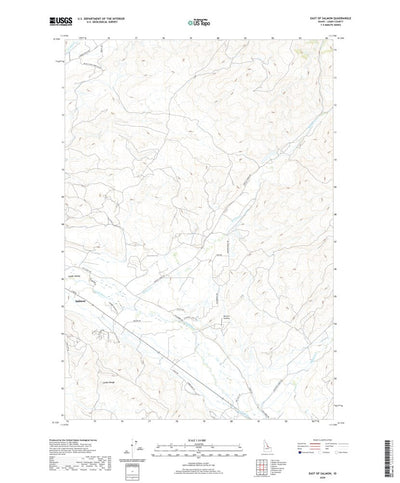 United States Geological Survey East of Salmon, ID (2020, 24000-Scale) digital map