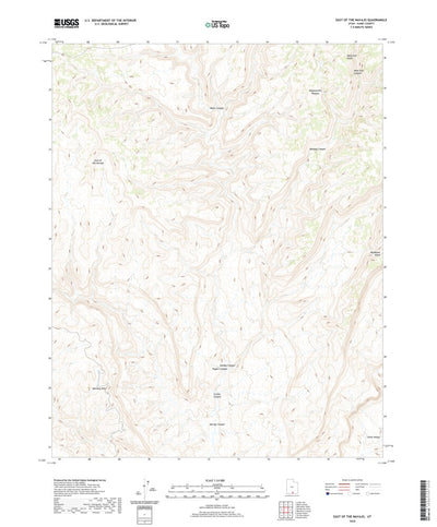United States Geological Survey East of the Navajo, UT (2020, 24000-Scale) digital map
