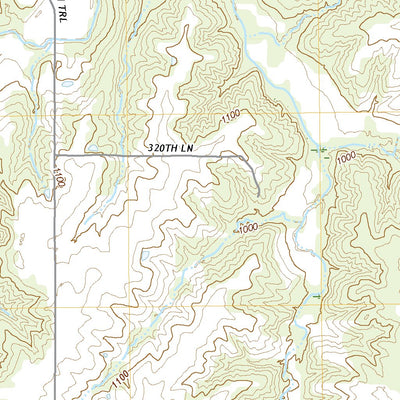 United States Geological Survey East Peru, IA (2022, 24000-Scale) digital map
