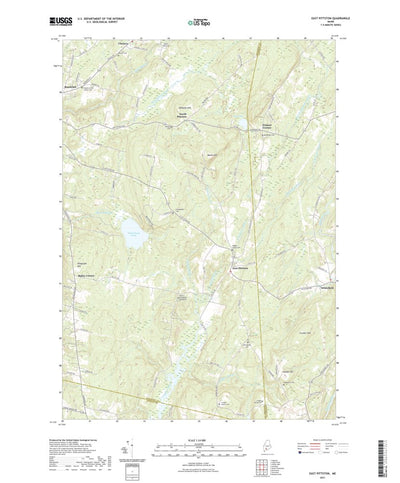 United States Geological Survey East Pittston, ME (2021, 24000-Scale) digital map