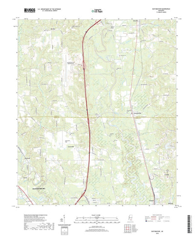 United States Geological Survey Eastabuchie, MS (2020, 24000-Scale) digital map