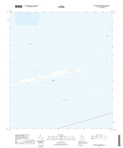 United States Geological Survey Eastern Isles Dernieres, LA (2020, 24000-Scale) digital map