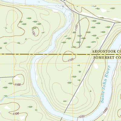 United States Geological Survey Eastman Brook, ME (2021, 24000-Scale) digital map
