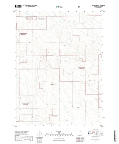 United States Geological Survey Eastman Creek SE, CO (2022, 24000-Scale) digital map