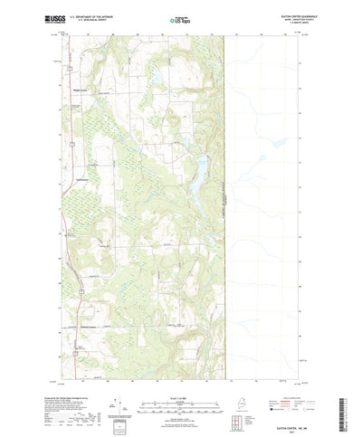 United States Geological Survey Easton Center, ME (2021, 24000-Scale) digital map