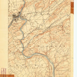 United States Geological Survey Easton, PA-NJ (1890, 62500-Scale) digital map