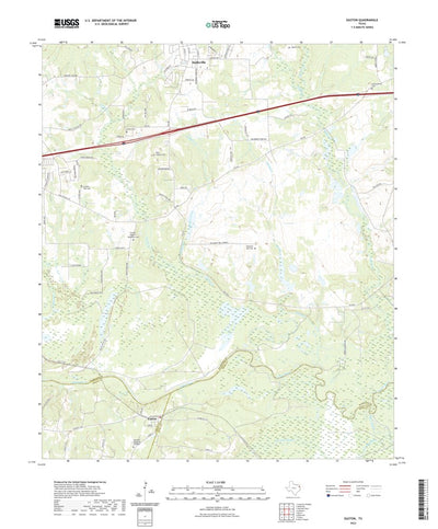 United States Geological Survey Easton, TX (2022, 24000-Scale) digital map