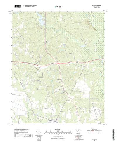 United States Geological Survey Eastover, SC (2020, 24000-Scale) digital map