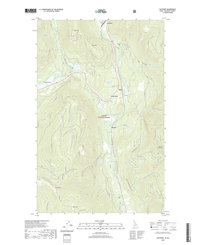 United States Geological Survey Eastport, ID (2020, 24000-Scale) digital map