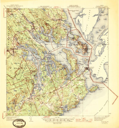 United States Geological Survey Eastport, ME (1945, 62500-Scale) digital map